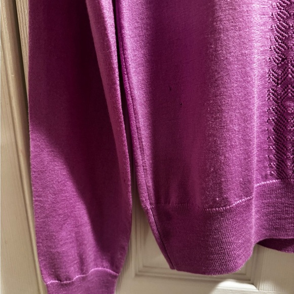 J. Crew Knitted Purple Cowl Neck Sweater - Picture 4 of 11